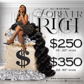 RICH 10-Year HD Wig Sale