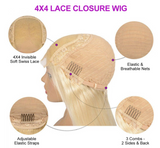 RICH #613 4x4 Straight Closure Wig