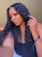RICH 4x4 Deep Wave Closure Wig